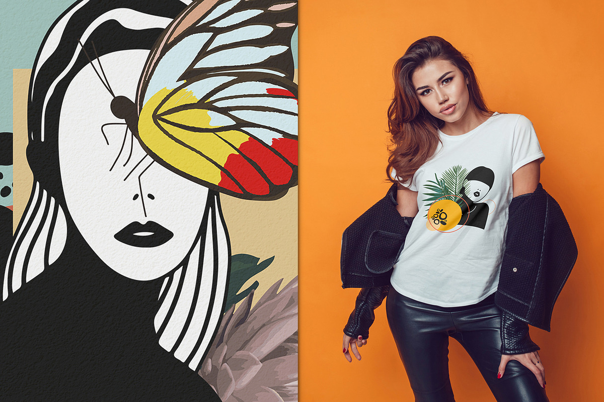 Abstract. Women. Tropical, an Object Graphic by Vera●Suleimanova (Photo 2 of 17)