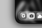 App Icon Mockup on Smartphone Dock, an iPhone Mockup by graphypix (Thumbnail 4 of 4)
