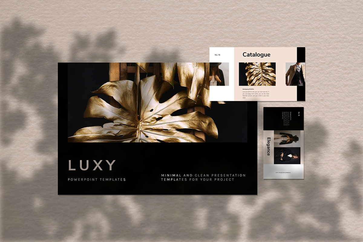 Luxy Stunning PowerPoint Pitch Deck, a Presentation Template by uiplus (Photo 1 of 5)