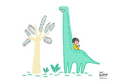 Little girl reading Collection 02, an Animal Illustration by Irene Loal (Thumbnail 6 of 7)