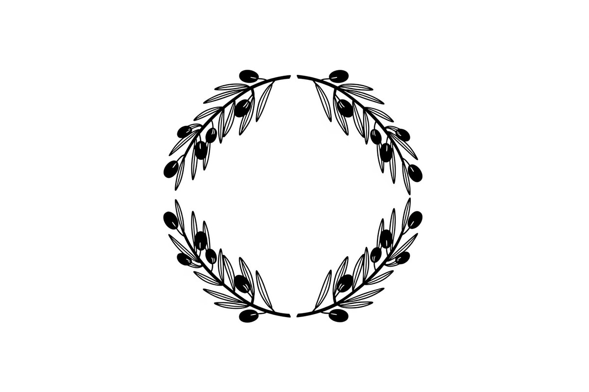 Floral Wreath Circle SVG Bundle, an Illustration by Creativeshirt (Photo 35 of 51)
