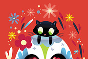 day of the dead  vector pack, an Illustration by Helga Lukas (Thumbnail 2 of 3)