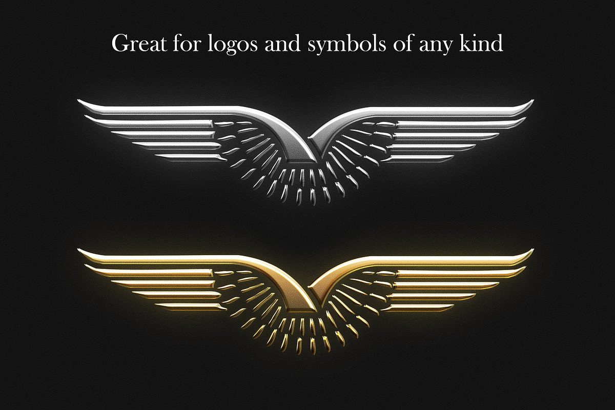 HD Photoshop Gold, text logo FX, a Layer Style Add-On by Giallo (Photo 9 of 15)