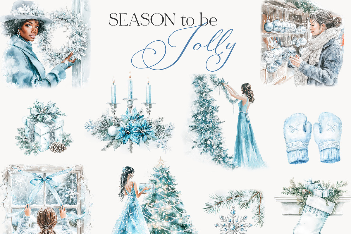 New! Winter Christmas Edition, a Seasonal Illustration by Isabelle Salem (Photo 99 of 227)
