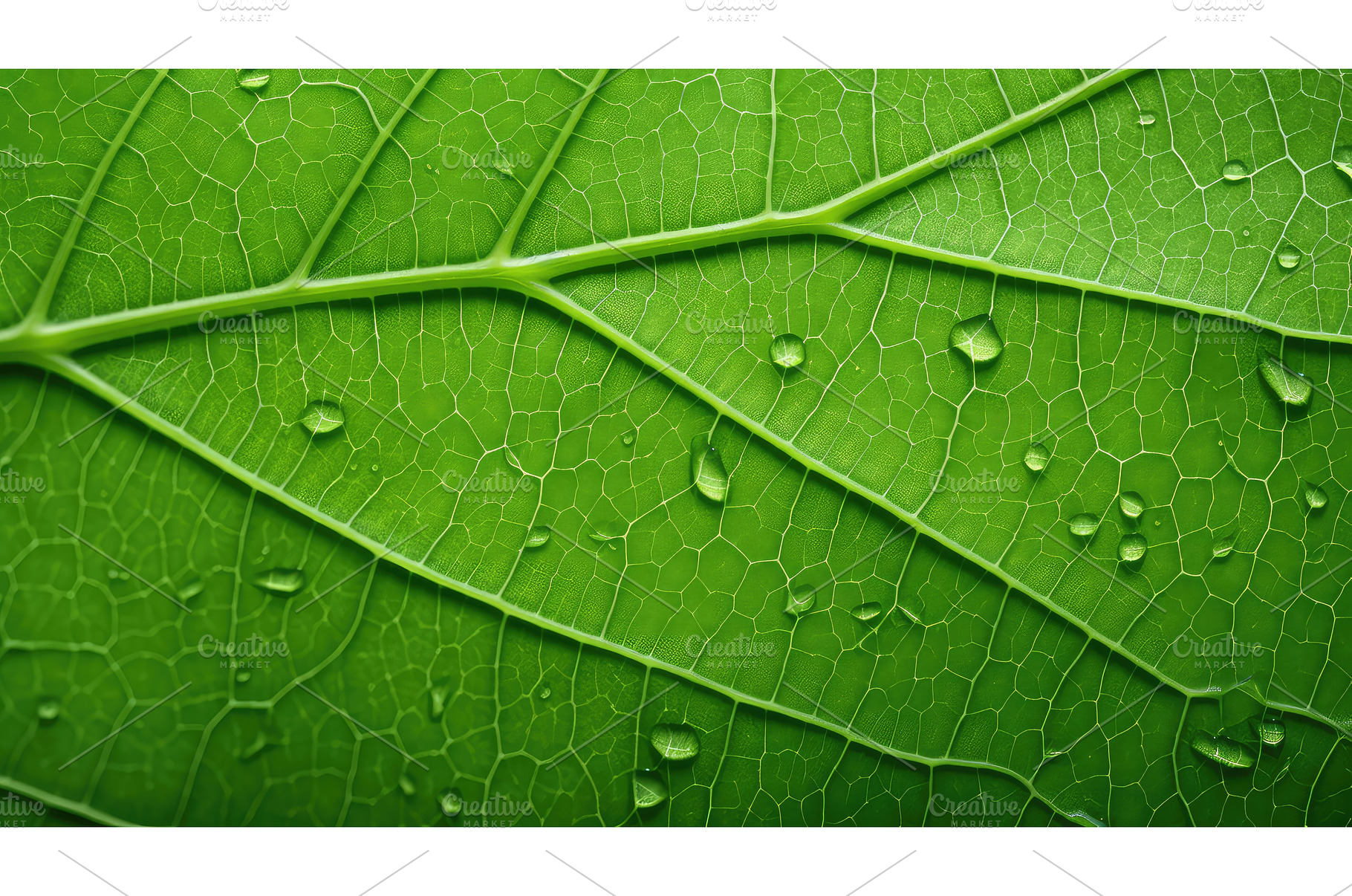 foliage leaf green background ai, a Nature Photo by pikepicture