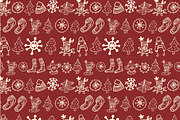 Vector cute winter patterns., a Pattern Graphic by Little A (Aigul) (Thumbnail 3 of 3)