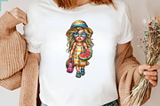 Watercolor Bright Summer Clipart Bun, an Illustration by SVGArt (Thumbnail 3 of 9)