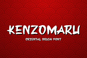 KENZOMARU - Oriental Brush Font, a Font by Almarkhatype (Thumbnail 1 of 5)