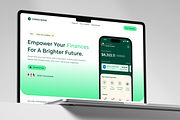 Green Bank - SaaS Framer Template, a Landing Page Template by BreejeAnadkat (Thumbnail 1 of 4)