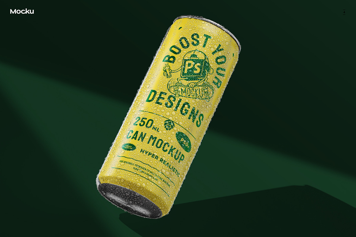 Can Bundle - 25cl (8.4oz), a Cups & Container Mockup by Mocku (Photo 5 of 13)