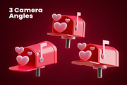 Valentine's Day 3D Icon, an Object 3D Model by Creative Perspective (Thumbnail 4 of 6)