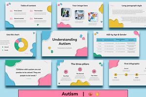Autism Presentation Template, a Presentation Template by BumbleGraph Studio