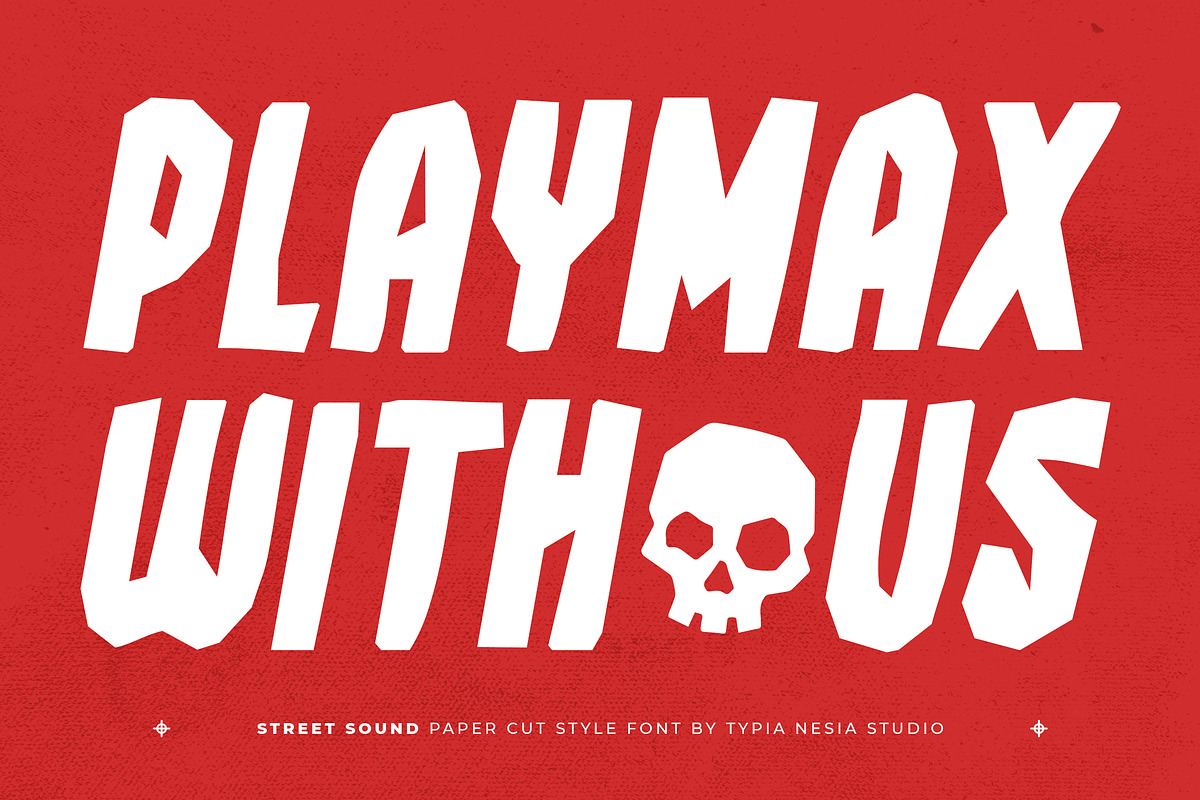 Street Sound - Urban Paper Cut Font, a Sans Serif Font by Typia Nesia (Photo 3 of 12)