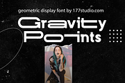 Gravity Points Font, a Sans Serif Font by 177Studio (Thumbnail 1 of 7)