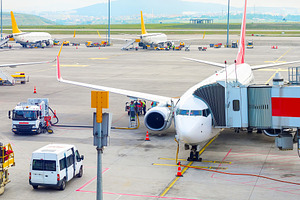 Planes service equipment istanbul containing airfield, airport, and equipment
