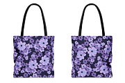 Purple Flowers Seamless Pattern, a Graphic by KA7-Designs (Thumbnail 6 of 6)