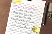 potlood streep, a Script Font by jakyje (Thumbnail 3 of 4)