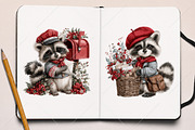 Cute Woodland Postman Animals, a Seasonal Illustration by Canvas Craft (Thumbnail 8 of 10)