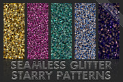 Starry glitter patterns. Seamless, a Pattern Graphic by SunArt (Thumbnail 1 of 2)
