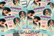 Afro Beat Party Flyer, a Flyer Template by regalDRAW (Thumbnail 3 of 4)
