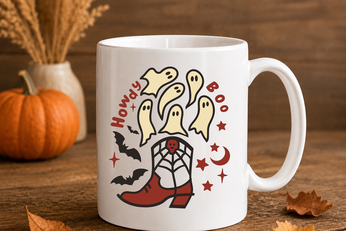 Howdy Halloween SVG Cowboy Ghost PNG, an Object Graphic by TanchaArt (Photo 4 of 9)