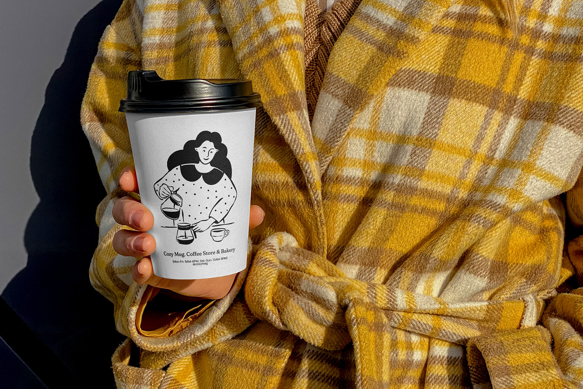 Naive coffee and pastry doodles, an Object Graphic by DesignThatMatters (Photo 9 of 14)