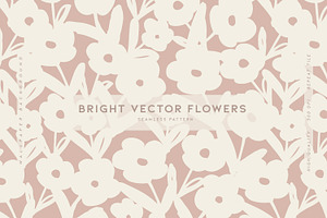 Bright Vector Flowers