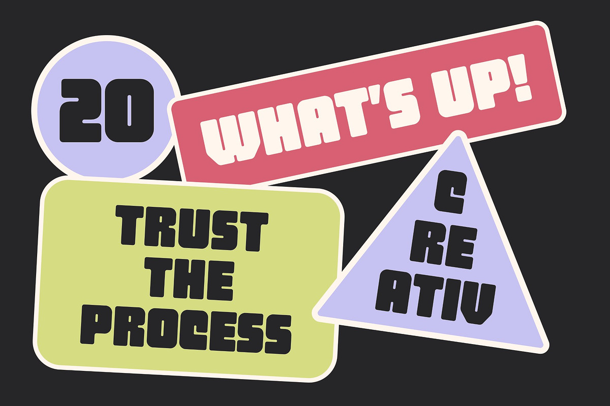 Big Hoglet - Retro Chunky Font, a Font by Studio Moara (Photo 8 of 8)