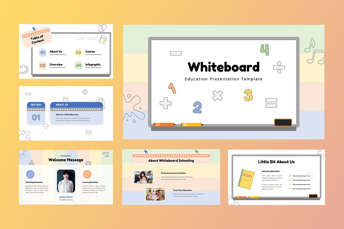 Whiteboard - Google Slide Template, a Presentation Template by TMint ...