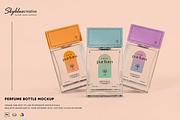 Perfume Bottles Mockup, an Advertising Mockup by skybluecreative (Thumbnail 1 of 2)