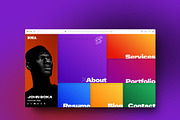 Boka - portfolio and resume template, a Bootstrap Template by SLICEmyPAGE (Thumbnail 5 of 13)