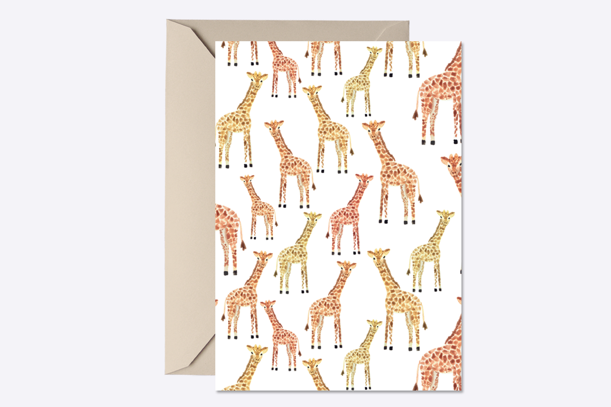 Giraffe Baby Shower Invite, an Invitation Template by origamiprints (Photo 2 of 2)