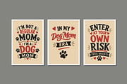 15 Vintage Dog Mom Quote Posters, a Poster Template by C Design Studio (Thumbnail 8 of 10)