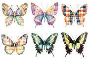 Back to School Butterfly Clipart, a Seasonal Illustration by CitraGraphics (Thumbnail 4 of 6)