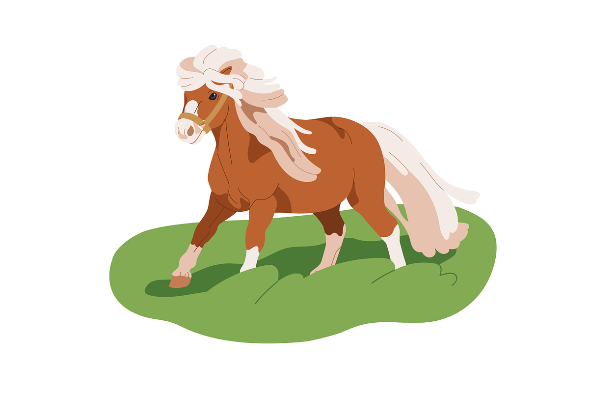 Horses, equine animals running set, an Animal Illustration by Good Studio (Photo 10 of 13)