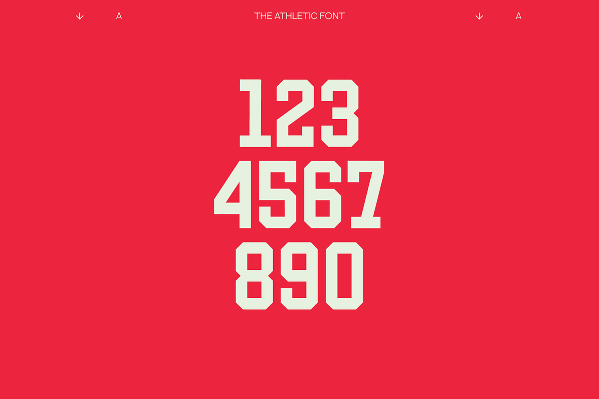 THE ATHLETIC FONT, a Serif Font by THE BOLD FONT. (Photo 9 of 18)