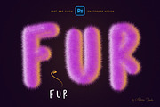 Fur Effect Photoshop Action, an Action Add-On by Andrew Skoch Design (Thumbnail 1 of 8)