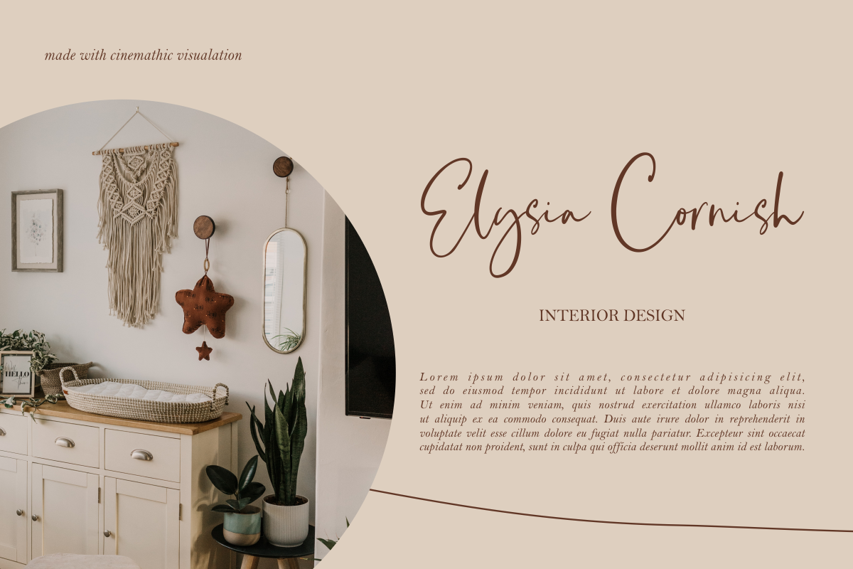 Cinemathic Visualation, a Script Font by Fikryal Studio (Photo 4 of 12)