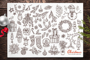 Hand Drawn Christmas Elements, a Decorative Illustration by alexrockheart (Thumbnail 4 of 9)