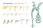 Art Nouveau Collection, an Object Graphic by DesignerCandies (Thumbnail 4 of 11)