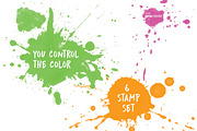 Splatter & Drip Stamp Brush Set, a Brush Add-On by Nancy Ingersoll (Thumbnail 2 of 6)