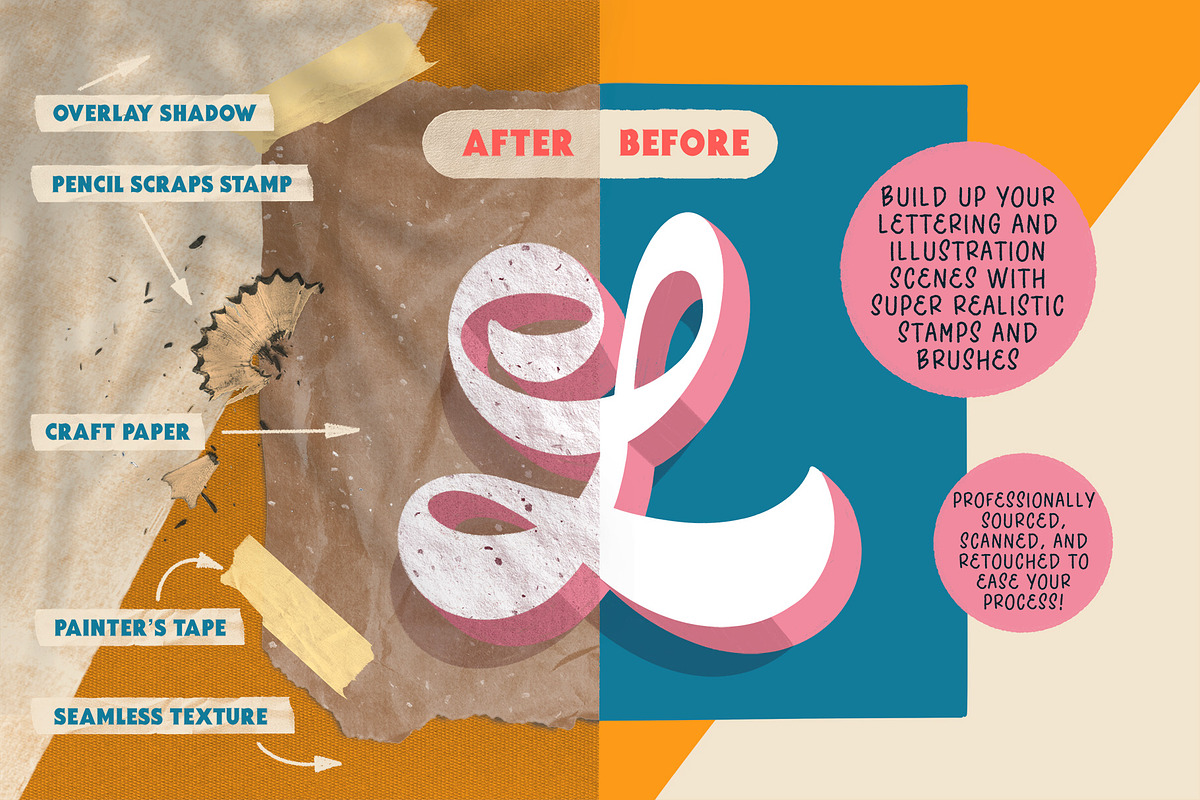 Ultimate Photoshop Background Set, a Brush Add-On by Shoutbam (Photo 2 of 11)