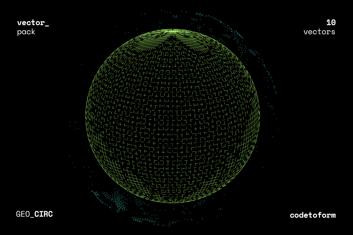 GEO_CIRC Vector Pack, a Background Graphic by codetoform (Photo 6 of 14)