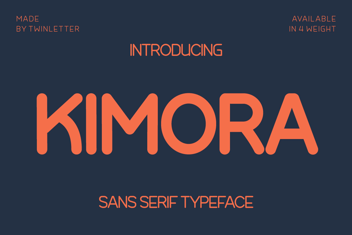 Kimora, a Sans Serif Font by twinstd (Photo 1 of 11)