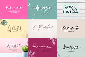 Handlettered Font Bundle