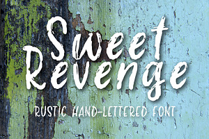 Sweet Revenge Hand-lettered Font