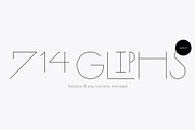Srg Linear - Geometric typeface, a Sans Serif Font by Srg® (Thumbnail 3 of 11)