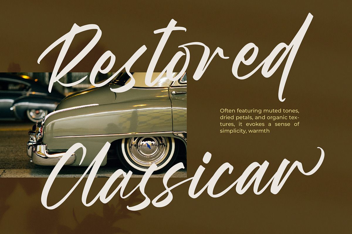Wystine Esphelta Modern Brush Font, a Script Font by Letterena Studios Script (Photo 9 of 20)