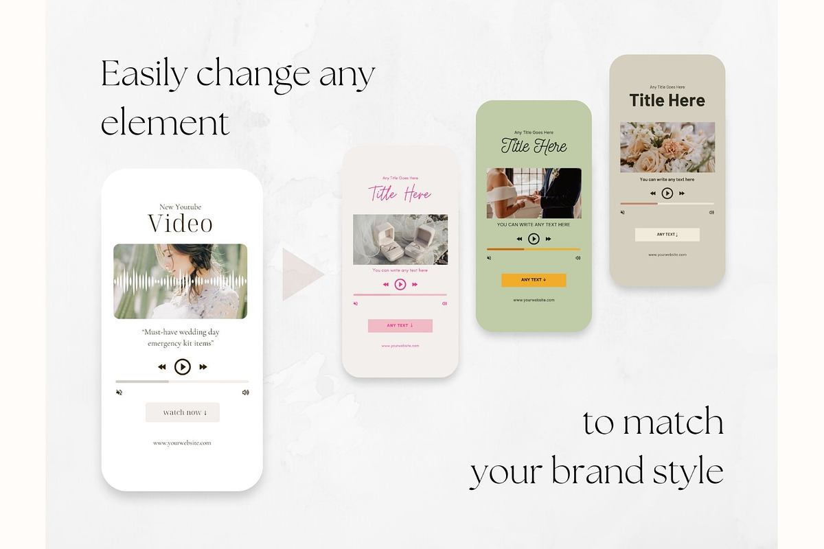 70 Wedding Event Planner Stories, a Social Media Template by PatternLab. (Photo 6 of 9)