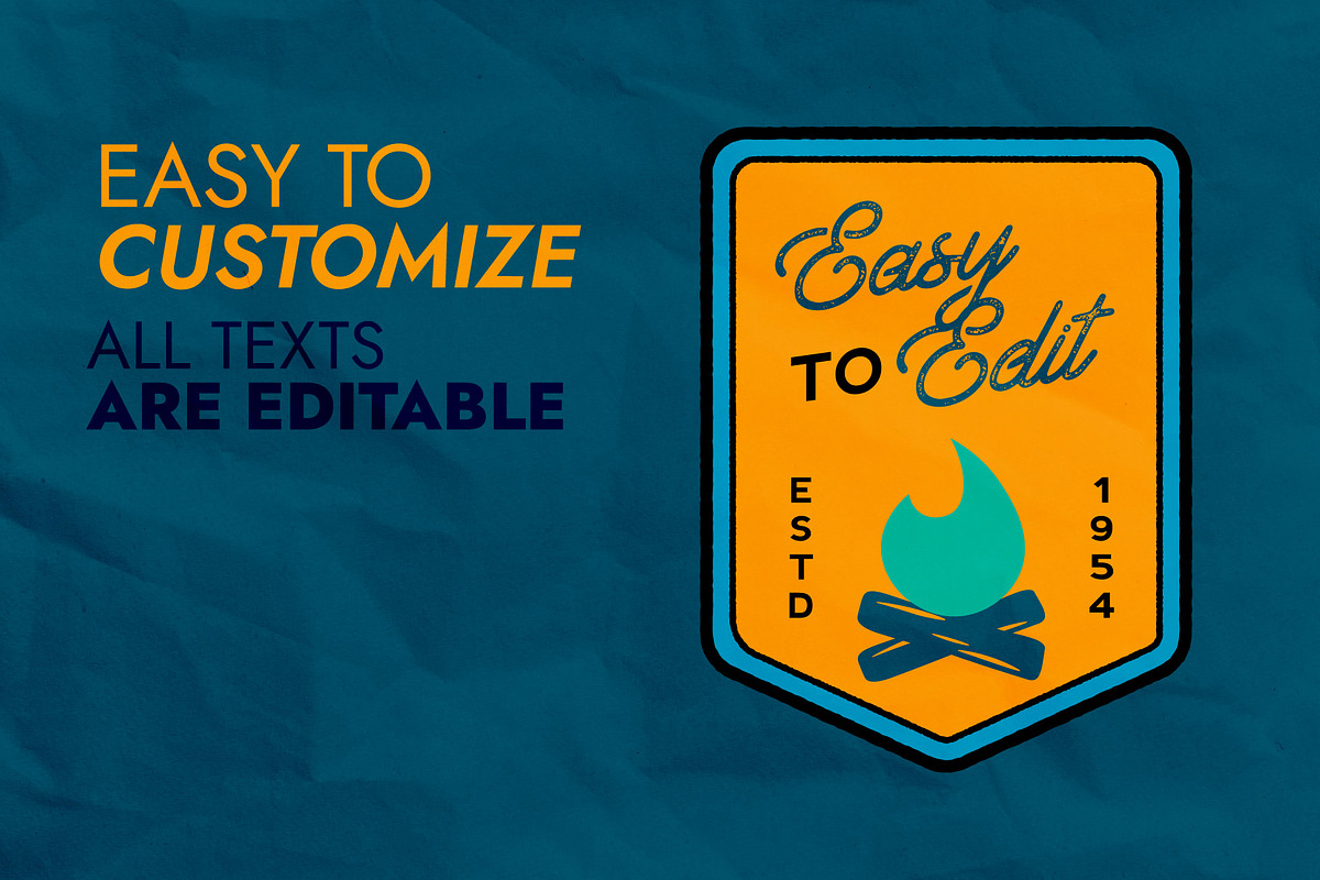 Adventure Badges Set, a Branding & Logo Template by Roman Paslavsky (Photo 3 of 7)